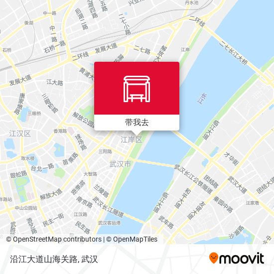 沿江大道山海关路地图