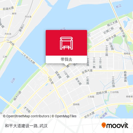 和平大道建设一路地图