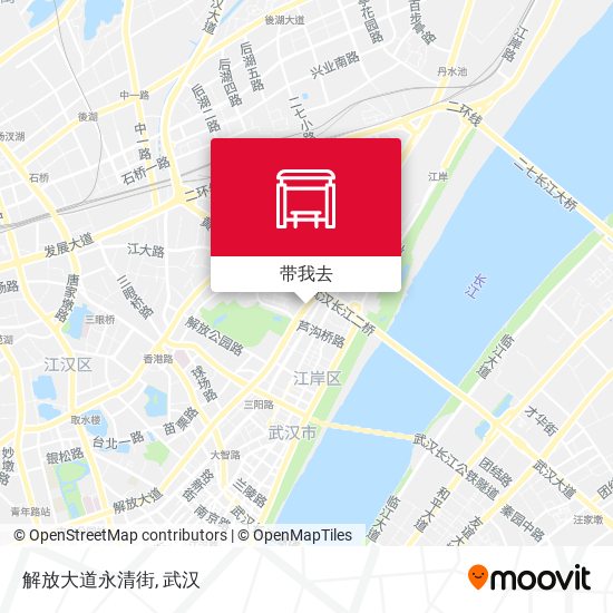 解放大道永清街地图