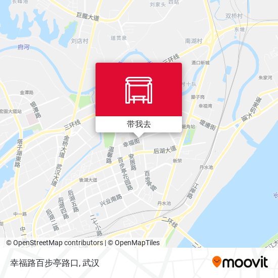 幸福路百步亭路口地图