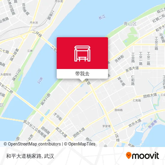 和平大道杨家路地图