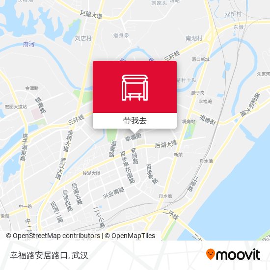 幸福路安居路口地图