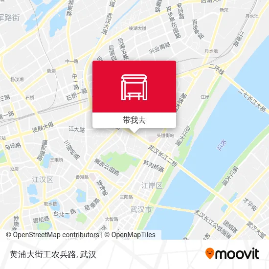 黄浦大街工农兵路地图