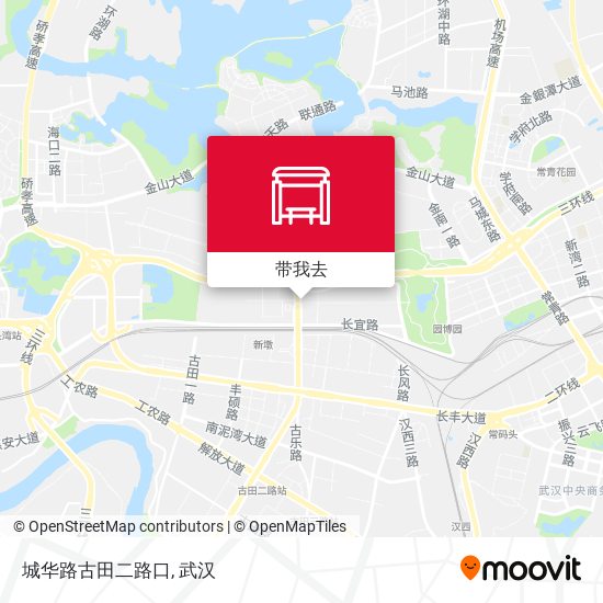城华路古田二路口地图