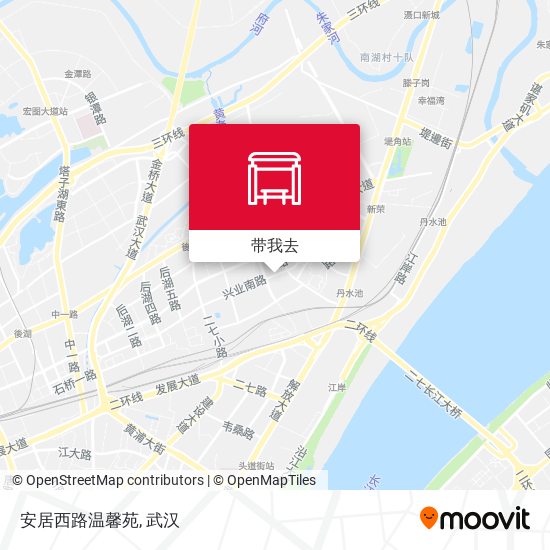 安居西路温馨苑地图