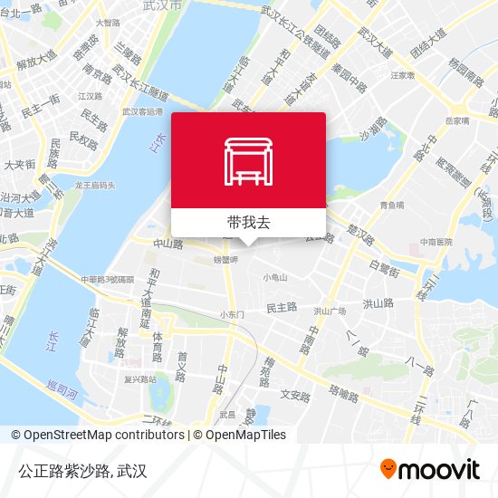 公正路紫沙路地图