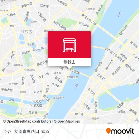 沿江大道青岛路口地图