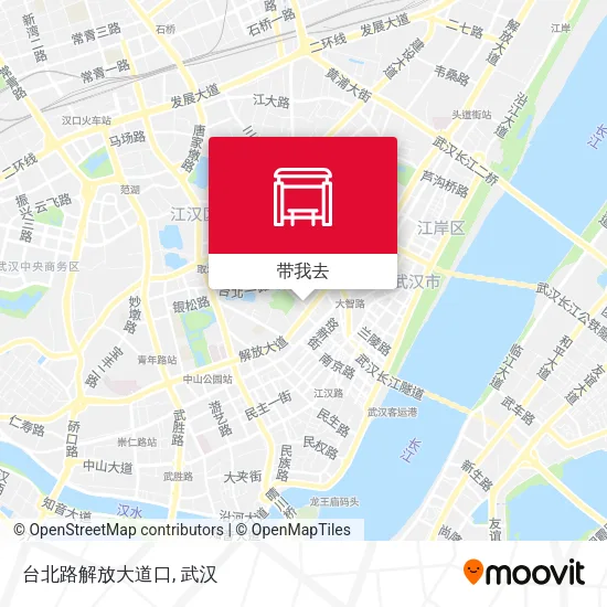 台北路解放大道口地图
