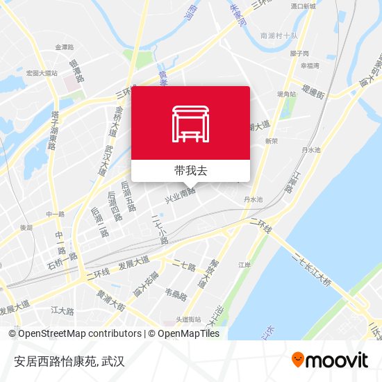 安居西路怡康苑地图