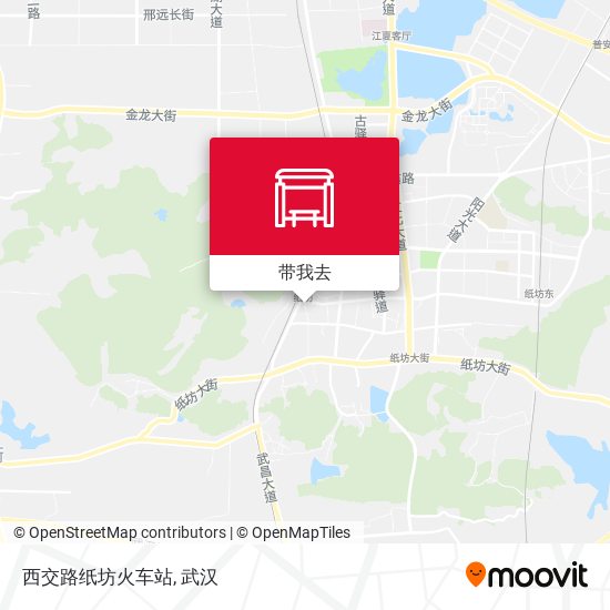 西交路纸坊火车站地图