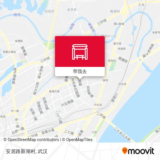 安居路新湖村地图