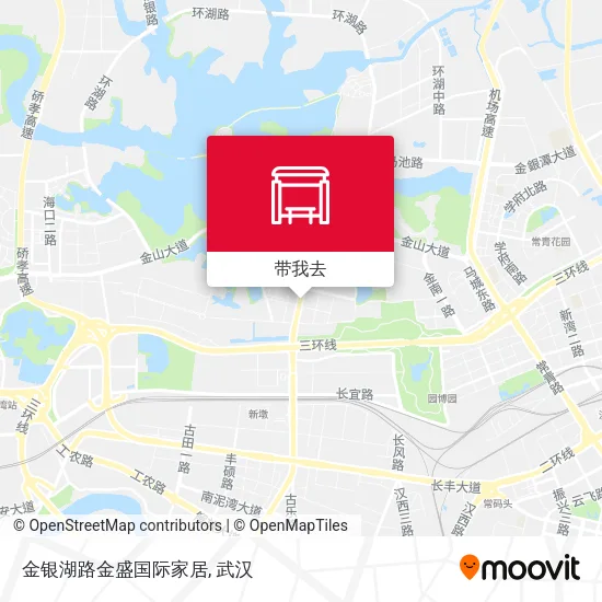 金银湖路金盛国际家居地图