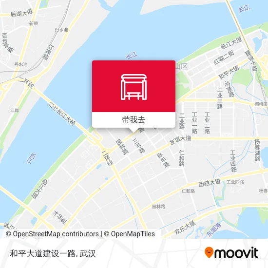 和平大道建设一路地图