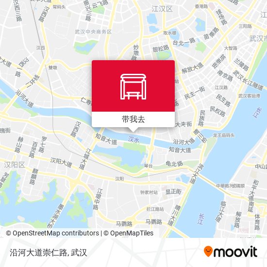 沿河大道崇仁路地图