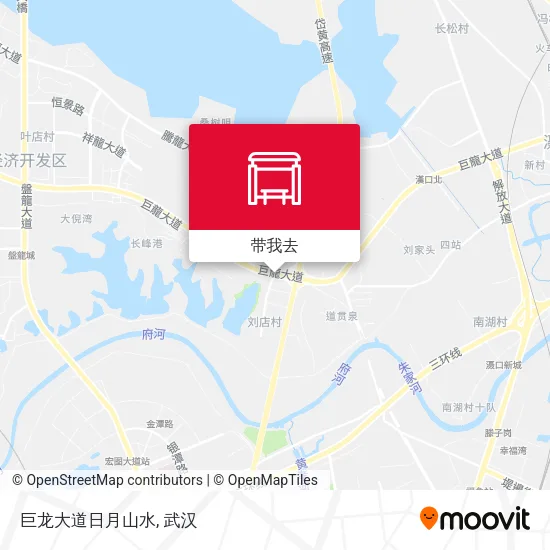 巨龙大道日月山水地图
