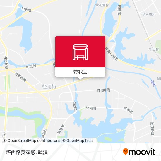 塔西路黄家墩地图