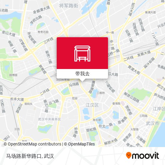 马场路新华路口地图