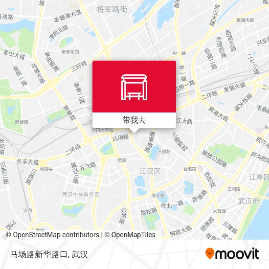 马场路新华路口地图