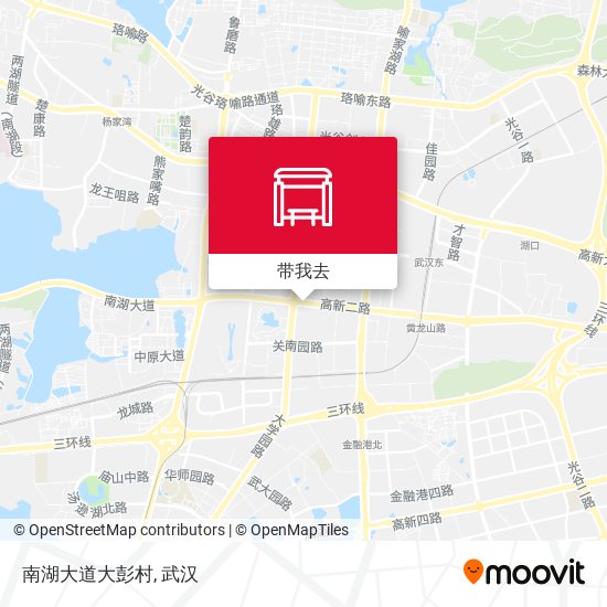 南湖大道大彭村地图