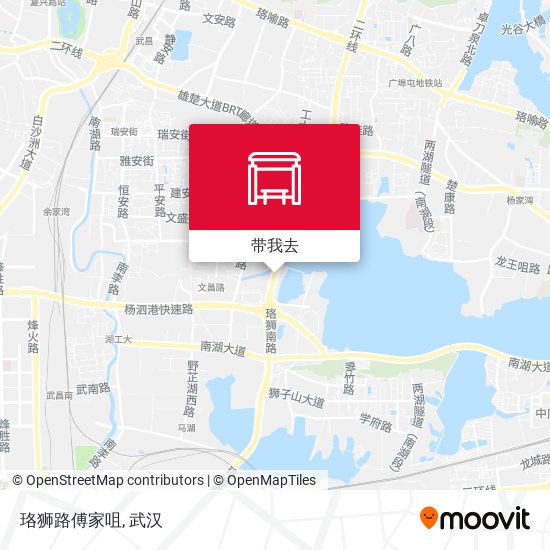 珞狮路傅家咀地图