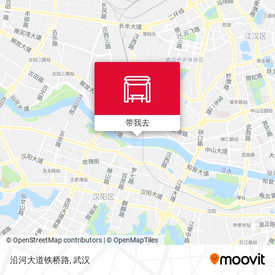 沿河大道铁桥路地图