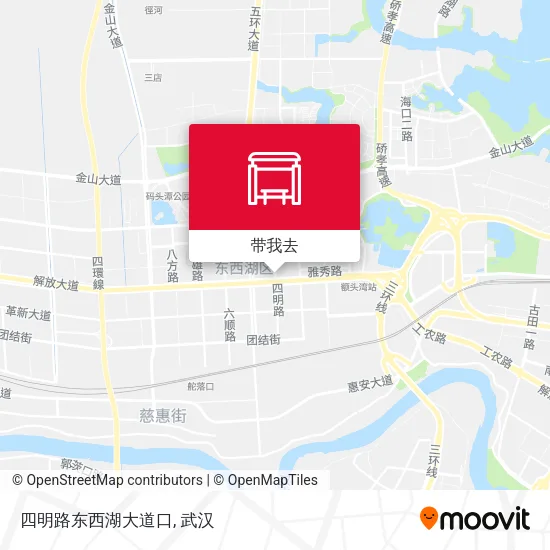 四明路东西湖大道口地图