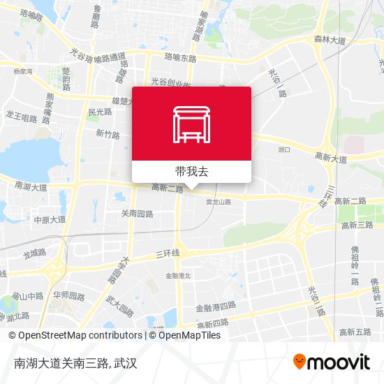 南湖大道关南三路地图