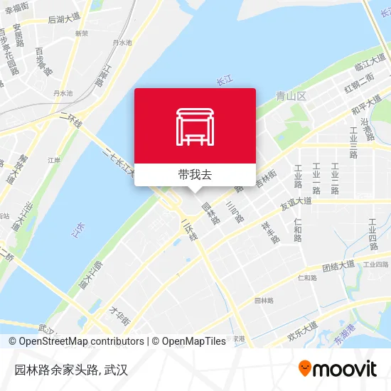 园林路余家头路地图