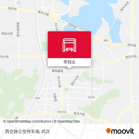 西交路公交停车场地图