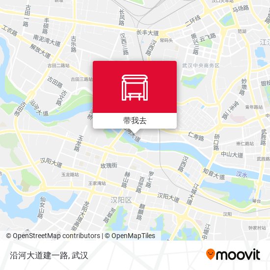 沿河大道建一路地图