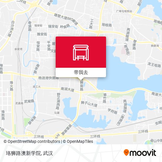 珞狮路澳新学院地图