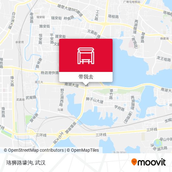 珞狮路壕沟地图