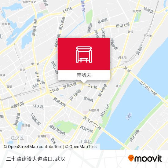 二七路建设大道路口地图