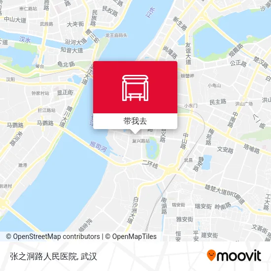 张之洞路人民医院地图