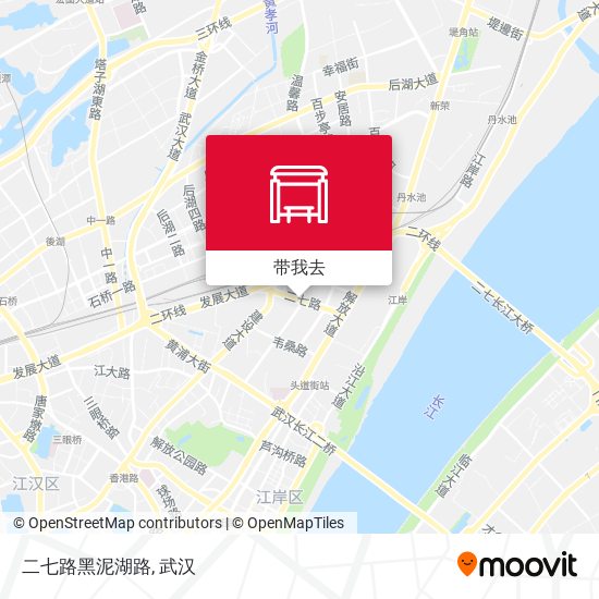 二七路黑泥湖路地图