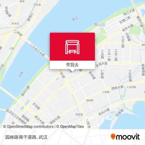 园林路南干渠路地图
