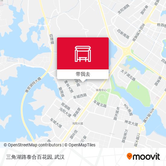 三角湖路泰合百花园地图