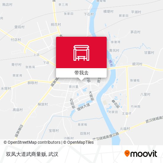 双凤大道武商量贩地图
