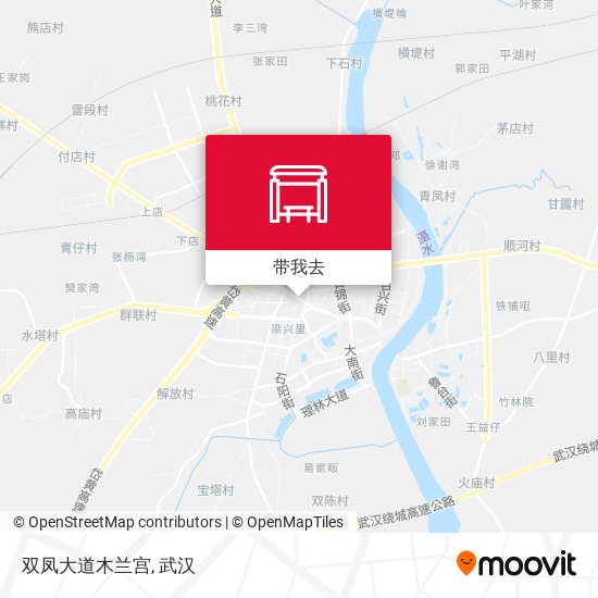 双凤大道木兰宫地图