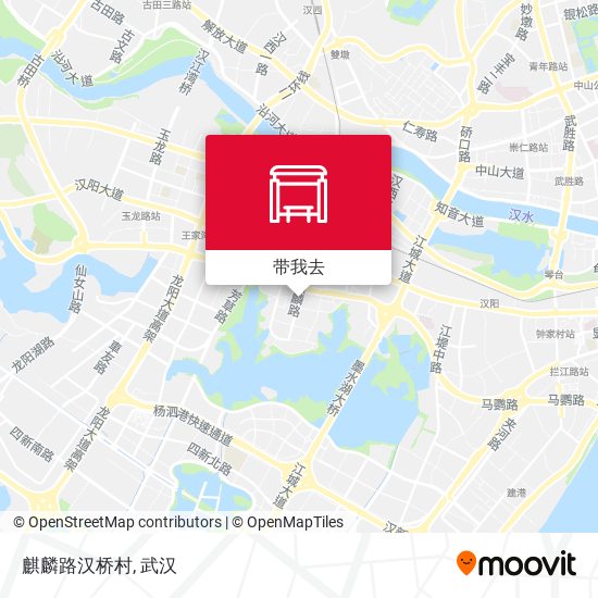 麒麟路汉桥村地图