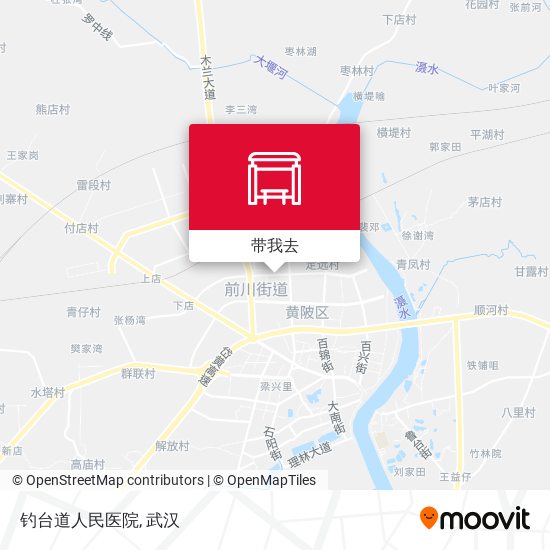 钓台道人民医院地图