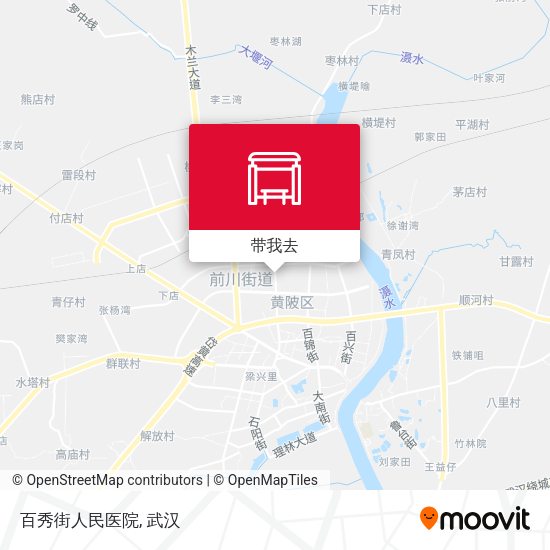百秀街人民医院地图
