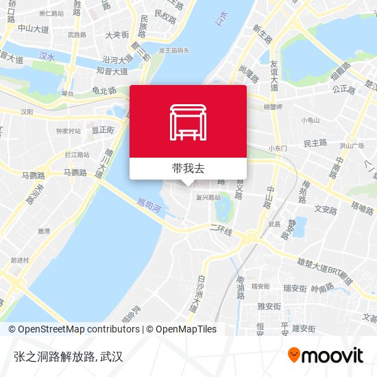 张之洞路解放路地图