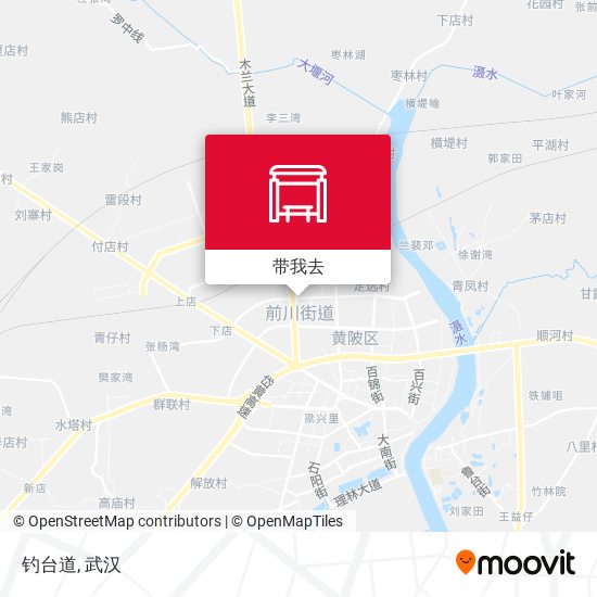 钓台道地图