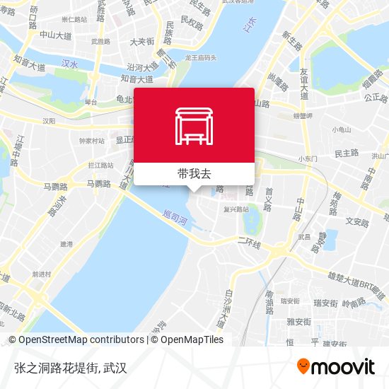 张之洞路花堤街地图