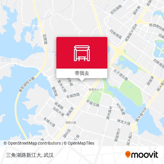 三角湖路新江大地图