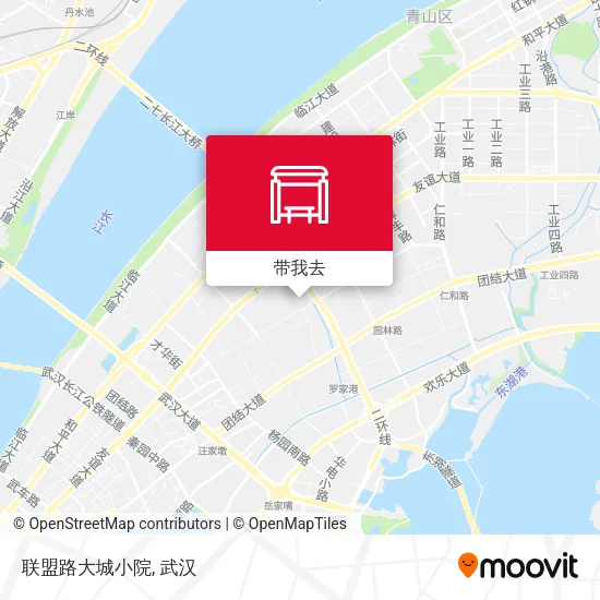 联盟路大城小院地图