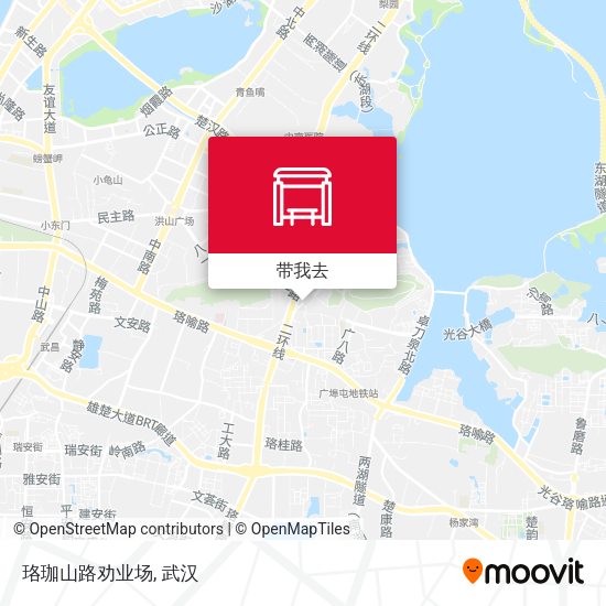 珞珈山路劝业场地图