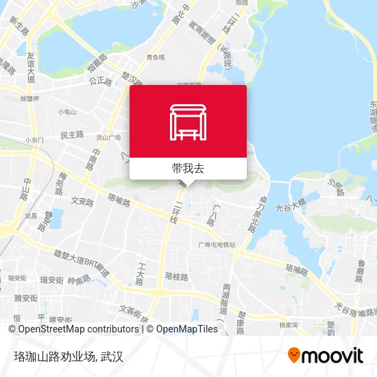珞珈山路劝业场地图