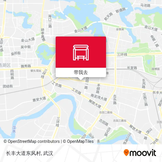 长丰大道东风村地图